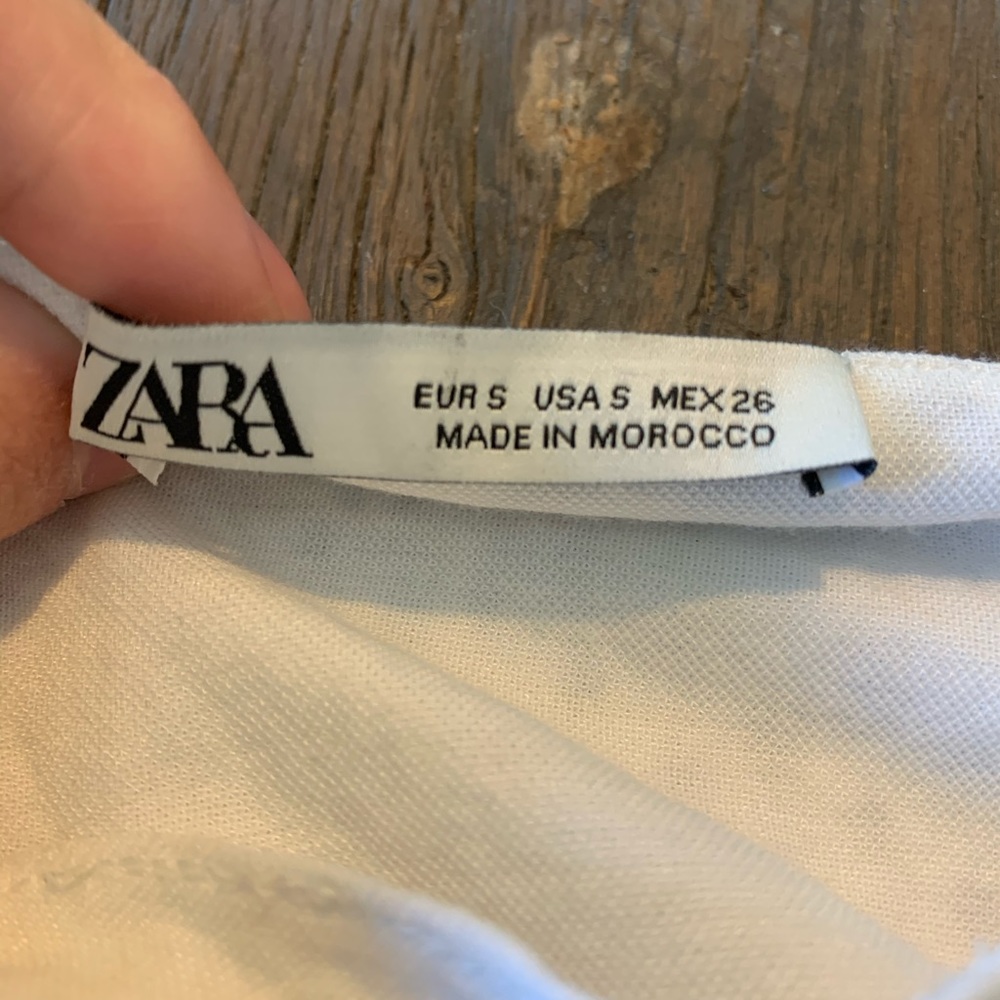 Zara blue accent tshirt - Picture 4 of 4